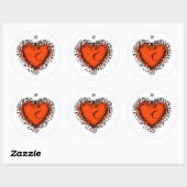Sticker Rond Coeur factice v4.2 (Feuille)