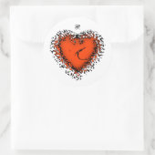 Sticker Rond Coeur factice v4.2 (Sac)