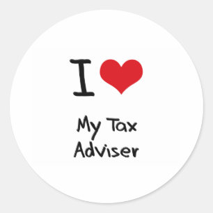 Sticker Rond Coeur I mon conseiller en fiscalité