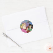Sticker Rond Coeur saignant (Enveloppe)