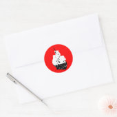Sticker Rond coeur toxique (Enveloppe)