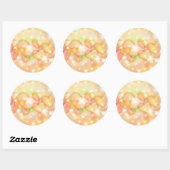 Sticker Rond Cœurs Mignons (Feuille)
