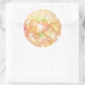 Sticker Rond Cœurs Mignons (Sac)