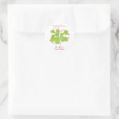 Sticker Rond Coeurs & Vénus Flytrap (Sac)