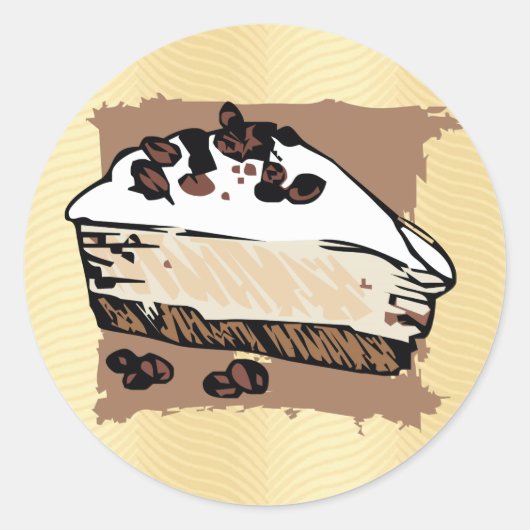Sticker Rond Coffee Cake (Devant)