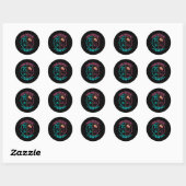 Sticker Rond Coïncidence Pi Day Lover Math Enseignant Mathémati (Feuille)