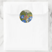 Sticker Rond Colibri (Sac)