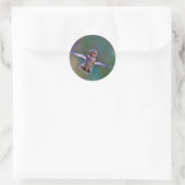 Sticker Rond Colibri (Sac)