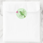 Sticker Rond Colibri vert (Sac)