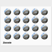 Sticker Rond Colisée antique de Rome (Feuille)