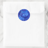 Sticker Rond Collage de nom cool (Sac)