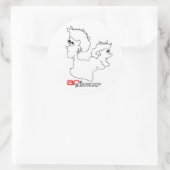 Sticker Rond collant (Sac)