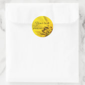 Sticker Rond collant de tournesol (Sac)