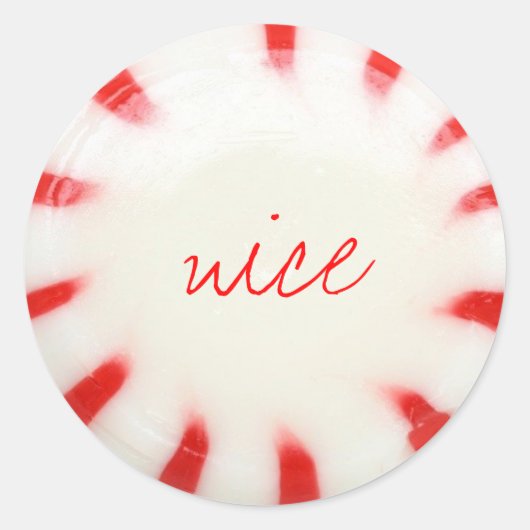 Sticker Rond collant de vacances coquin ou gentil (Devant)