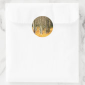 Sticker Rond collant des arbres de peuplier (Sac)