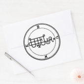 Sticker Rond Colle Bune Goétia (Enveloppe)