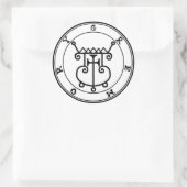 Sticker Rond Colle Gremory Goétia (Sac)