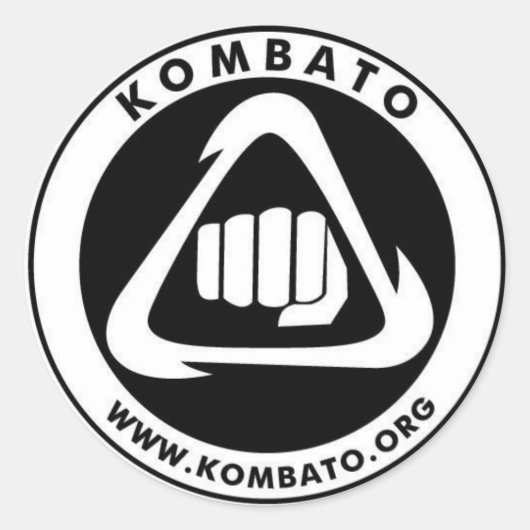 Sticker Rond Colle Kombato Civil (Devant)