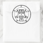 Sticker Rond Colle Rejets Goétia (Sac)