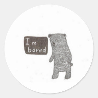 Sticker Rond Colle ronde