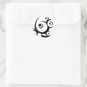 Sticker Rond Colle Tribale (Sac)