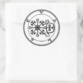 Sticker Rond Colle Valac Goétia (Sac)