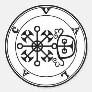 Sticker Rond Colle Valac Goétia