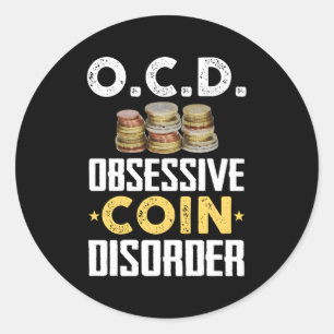 Sticker Rond Collecteur De Pièces Pour Pièce