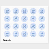 Sticker Rond Collection bébé garçon (Feuille)