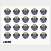 Sticker Rond Collection Black Panther Mexique (Feuille)