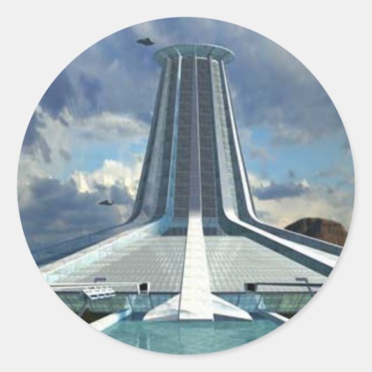 Sticker Rond Collection Bouton TVP (Devant)