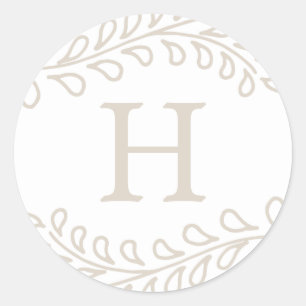 Sticker Rond Collection Branches enneigées