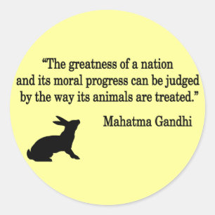 Sticker Rond Collection de devis Mahatma Gandhi