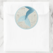 Sticker Rond Collection de sirènes peintes (Sac)