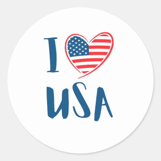 Sticker Rond Collection du parti Élections USA ! (Devant)