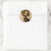 Sticker Rond Collection indienne américaine (Sac)