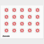 Sticker Rond Collection Joyeuse Baie (Feuille)