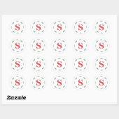 Sticker Rond Collection Joyeuse Baie (Feuille)