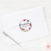 Sticker Rond Collection 🌻 💗 Meadow Blooms 🌹 (Enveloppe)