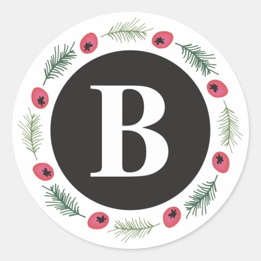 Sticker Rond Collection Merry Berry (Devant)
