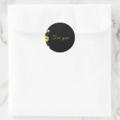 Sticker Rond Collection Sticker-Elegance de minuit (Sac)