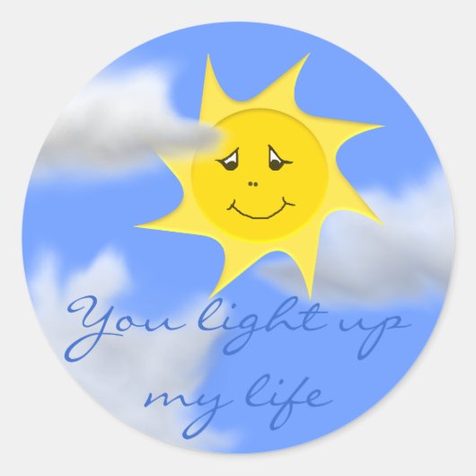 Sticker Rond Collection Sunshine (Devant)