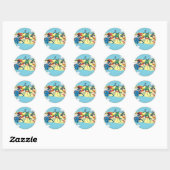 Sticker Rond Collection Super Powers™ 14 (Feuille)