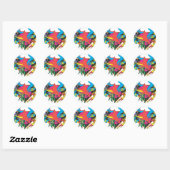 Sticker Rond Collection Super Powers™ 16 (Feuille)