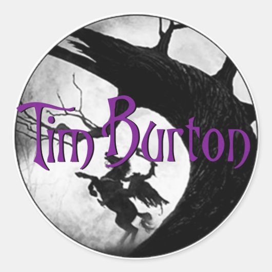 Sticker Rond Collection Tim Burton - The Legend of Sleepy (Devant)