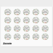 Sticker Rond Colleen- et -william (Feuille)