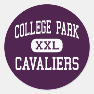 Sticker Rond College Park - Cavaliers - High - The Woodlands