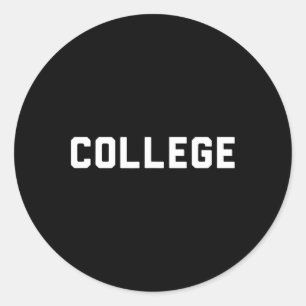 Sticker Rond College's 80 Party House Movie College