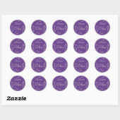 Sticker Rond Colles pour latinhas mint tu le BE (Feuille)