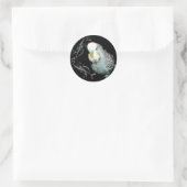 Sticker Rond Collier bleu bougie (Sac)